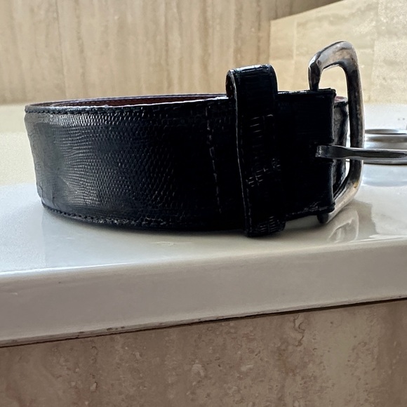 Ralph Lauren Black Leather Belt - Picture 4 of 9